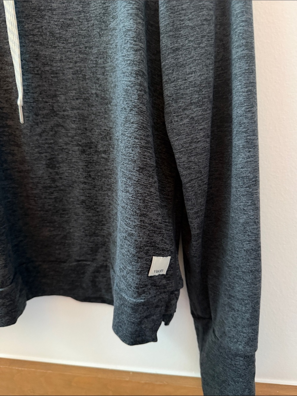 Vuori Charcoal Gray Hoodie Sweater - Picture 2 of 4